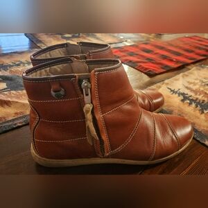 Joseph Seibel Lily Brown Leather Ankle Boots